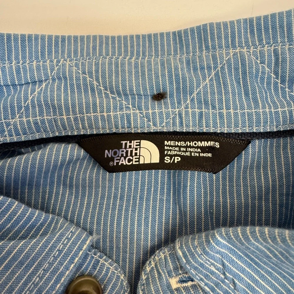 The North Face Shirt Mens Small Blue Button Down Gorpcore Outdoor